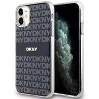 DKNY IML mono un svītras magnētiskais viedtālruņa apvalks iPhone 11 / Xr - melns