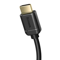 Baseus HDMI 2.0 kabelis 4K 60 Hz 3D HDR 18 Gbps 2 m melns (CAKGQ-B01)