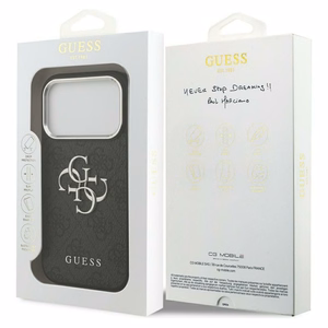 Guess 4G Big 4G Classic Logo case for iPhone 17 Pro Max - black