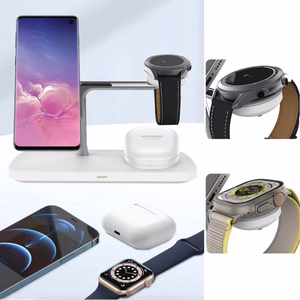 Tech-Protect QI15W-A45 3в1 Беспроводное зарядное устройство с MagSafe для устройств Apple - чёрный