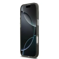 GUESS viedtālruņa apvalks IPHONE 17 Air, saderīgs ar MagSafe GUHMP17MHGTMLCGK (IML krāsu pāreja ar trīsstūra logotipu) melns