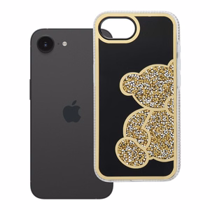 TEDDY BEAR viedtālruņa apvalks IPHONE 16e (SE 4 2025) zelta