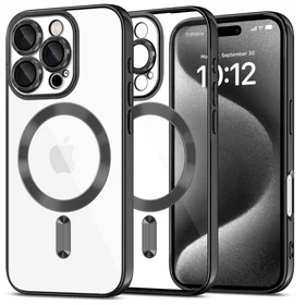 Tech-Protect MagFlex Magnētiskais iPhone 16 Pro viedtālruņa apvalks - melns