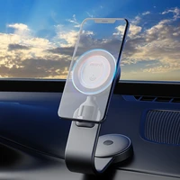 Dudao F21 Pro 15W MagSafe indukcijas automašīnas lādētājs - melns