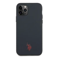 US Polo Assn. Polo Type Collection iPhone 11 Pro Max viedtālruņa apvalks - tumši zils