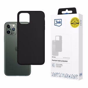 Apple iPhone 12/12 Pro - 3mk matēts apvalks melns