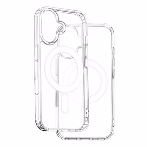 Anti Shock 1,5 mm Mag maciņš iPhone 16 Pro Max 6,9" caurspīdīgs, liela kameras atvere