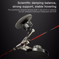 FORCELL F-GRIP IronSecure magnētiskais auto turētājs priekšējā stiklā un panelī, saderīgs ar MagSafe, melns