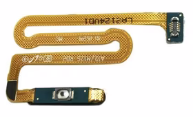 Flex Samsung A125 A12/A127 A12S on/off + fingerprint Melns original (used Grade A)