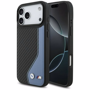 BMW M Carbon Logo MagSafe Чехол для iPhone 17 Pro Max - синий