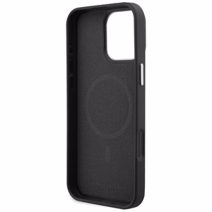 Karl Lagerfeld рельефные инициалы кольца MagSafe чехол Samsung Galaxy S26 - черный