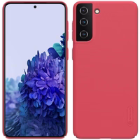 Nillkin Super Frosted Shield - maciņš Samsung Galaxy S21+ (Bright sarkans)