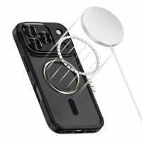 Tech-Protect MagCam MagSafe viedtālruņa apvalks iPhone 17 Pro Max - matēts melns