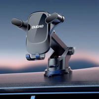 Auto turētājs Dudao "F5Pro" Melns (not magnetic / sticky pad)