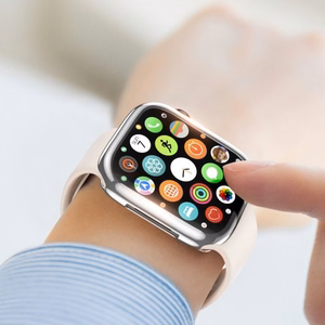 Maciņš Dux Ducis Samo priekš Apple Watch 7 45mm sudrabs (ar LCD aizsargstiklu)