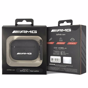 AMG Leather Big Logo чехол для AirPods Pro - чёрный