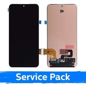 LCD displejs saderīgs ar Samsung S921 S24 melns (Service Pack) (NF versija)