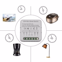 TUYA viedais mini slēdzis 2 kanāli DIY Wi-Fi