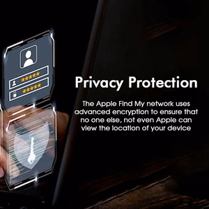 MiLi MiCard HD-P16-C Bluetooth izsekotājs Apple Find My tīklam, melns