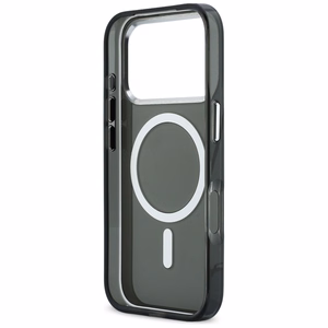 Karl Lagerfeld Karl & Choupette задняя MagSafe чехол для iPhone 17 Pro чёрный