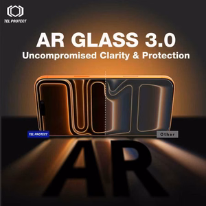 Tempered glass Tel Protect 10X AR 3.0 AntiReflective Titanium forIphone 17 Pro Max (envelope)