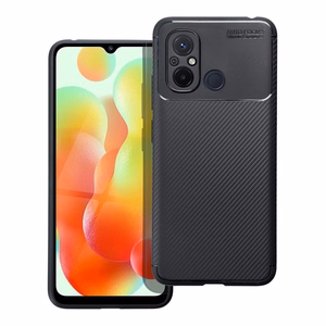 Viedtālruņa apvalks CARBON PREMIUM XIAOMI Redmi 12C melns