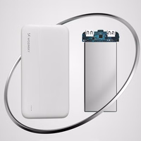 Portatīvais lādētājs Wozinsky Li-Po 10000mAh 2x USB balts (WPBWE1)