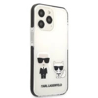 Karl Lagerfeld KLHCP13XTPEKCW Viedtālruņa apvalks iPhone 13 Pro Max 6.7" - balts (m) Karl&Choupette