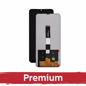 LCD Displejs Saderīgs ar Xiaomi Redmi 9A / 9C / 9AT / Poco C3 Melns OEM