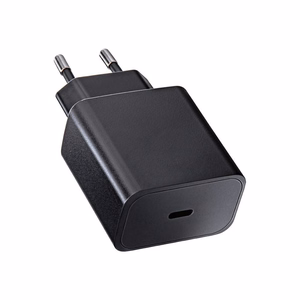 BLUE STAR ceļojumu lādētājs Type C + kabelis Type C uz Lightning PD QC4.0 3A 20W TFB-TC-20WPD melns