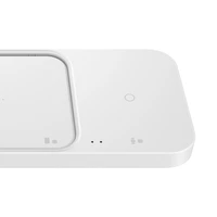 Samsung Wireless Charger Duo EP-P5400TWEGEU 15W indukcijas lādētājs - balts + tīkla lādētājs + kabelis