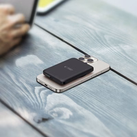 Tech-Protect LifeMag PB10 portatīvais lādētājs ar MagSafe 5000mAh 15W USB-C ports - melna + USB-C kabelis