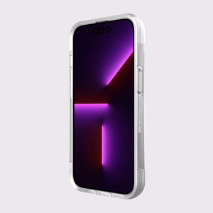 Raptic X-Doria Clutch viedtālruņa apvalks iPhone 14 ar Magnētisko caurspīdīgu aizmugurējo pārklājumu