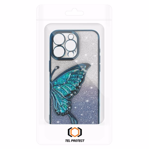 Tel Protect Butterfly ūdensizturīgs viedtālruņa apvalks iPhone 16 Pro Max - zils