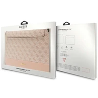 Guess 4G Stripe Metal Logo apvalks 14" klēpjdatoram - rozā