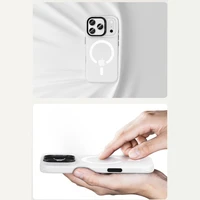 Benks Magnetic Lucid Armor maciņš (K069) iPhone 17 Pro balts (Camera Control poga)