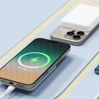 Portatīvais lādētājs Dudao K26S 5000mAh 20W USB-A / USB-C / Magnētiskais - balta