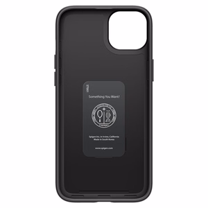 Spigen Thin Fit viedtālruņa apvalks iPhone 15 Plus - melns