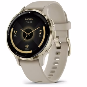 Garmin viedpulkstenis Venu 3S (010-02785-02) – pelēks / zelta krāsā