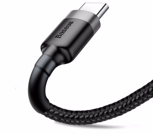 Baseus kabelis Cafule USB - USB-C 3m 2A pelēks-melns