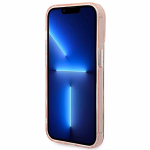 Karl Lagerfeld KLHMP14LHKCP iPhone 14 Pro 6.1" cietais apvalks rozā / rozā Karls & Choupette Alumīnijs Magsafe