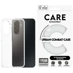 CARE by PanzerGlass Flagship Urban Combat Case for Samsung Galaxy M17 5G / A17 / A17 5G - Transparent