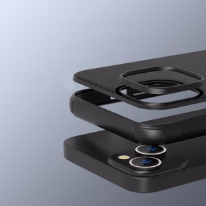 Nillkin Super Frosted Shield Pro viedtālruņa apvalks iPhone 14 Plus aizmugurējais apvalks zils