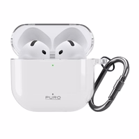 Puro 0.3 Nude futrālis AirPods 4 - Caurspīdīgs