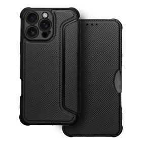 Viedtālruņa apvalks RAZOR Book IPHONE 16 Pro Max melns