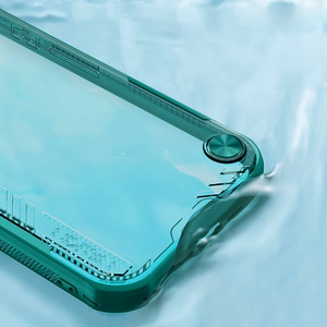 Nillkin Iceblade Prop viedtālruņa apvalks ar objektīva vāciņu un statīvu iPhone 16e - zaļš