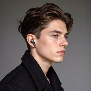 HOCO bezvadu austiņas bluetooth TWS ANC ENC EQ26 melnas