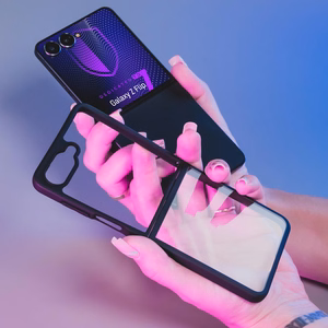3mk Satin Armor Case+ для Samsung Galaxy Z Flip 7 - прозрачный чёрный