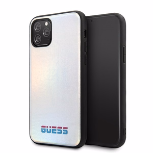 Guess GUHCN58BLD iPhone 11 Pro серебряный/серебряный жёсткий чехол Iridescent