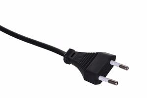 Savio CL-100 strāvas kabelis melns 1.8 m IEC Type E (3.4 mm, 3.1 mm) IEC C7